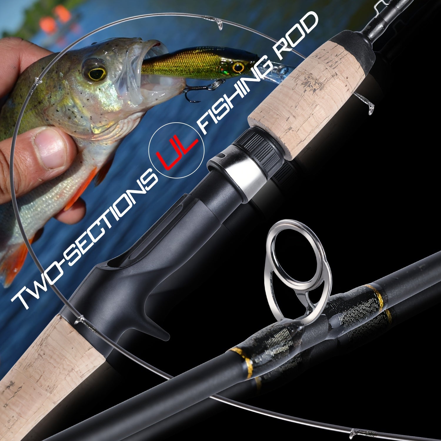 Carbon Fishing Rod – Carbon Fiber – Sougayilang Baitcasting Spinning Fishing Rod 70. 87 Inch Sections Carbon – Field-Ready Performance for US Anglers