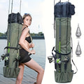 Carbon Fishing Rod – Large Capacity – Green Fishing Rod Bag Durable Folding Gear Handbag Multifunctional – Built for Weekend Anglers for US Anglers