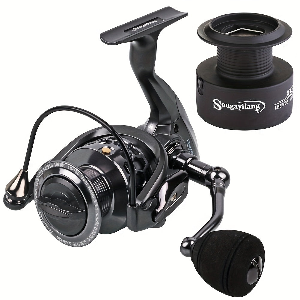 Angler Fishing Reel – Lightweight – Sougayilang Fishing Reel 1bb 5. 5 Lightweight Ultra Aluminum Spinning – Built for Weekend Anglers for US Anglers