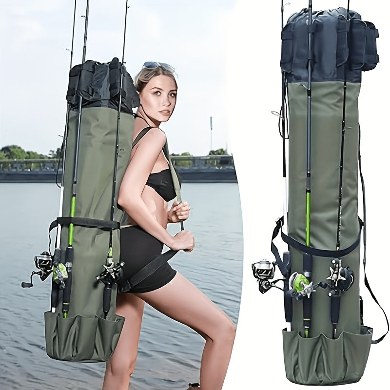 Fishing Tackle Bag – Portable, Large Capacity – Foldable Durable Fishing Bag Large Capacity Portable High Outdoor – Practical Gear for Every Cast for US Anglers