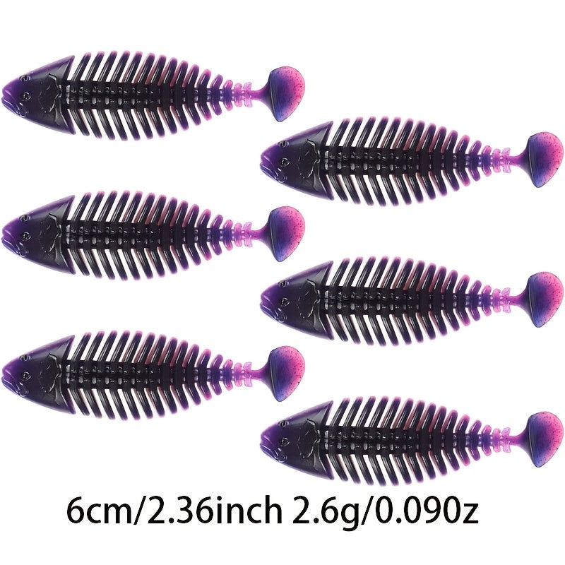 Freshwater Fishing Lures – Freshwater, Lifelike Action, Bass – 18pcs Segment Bone Jointed Fish Soft Lure Fishing German – Dependable Freshwater & Saltwater Use for US Anglers