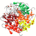Bass Fishing Lures – Saltwater, Freshwater, Bass, Trout – 60pcs Heavy Duty Fishing Jig Heads Sharp Treble Hooks – Field-Ready Performance for US Anglers