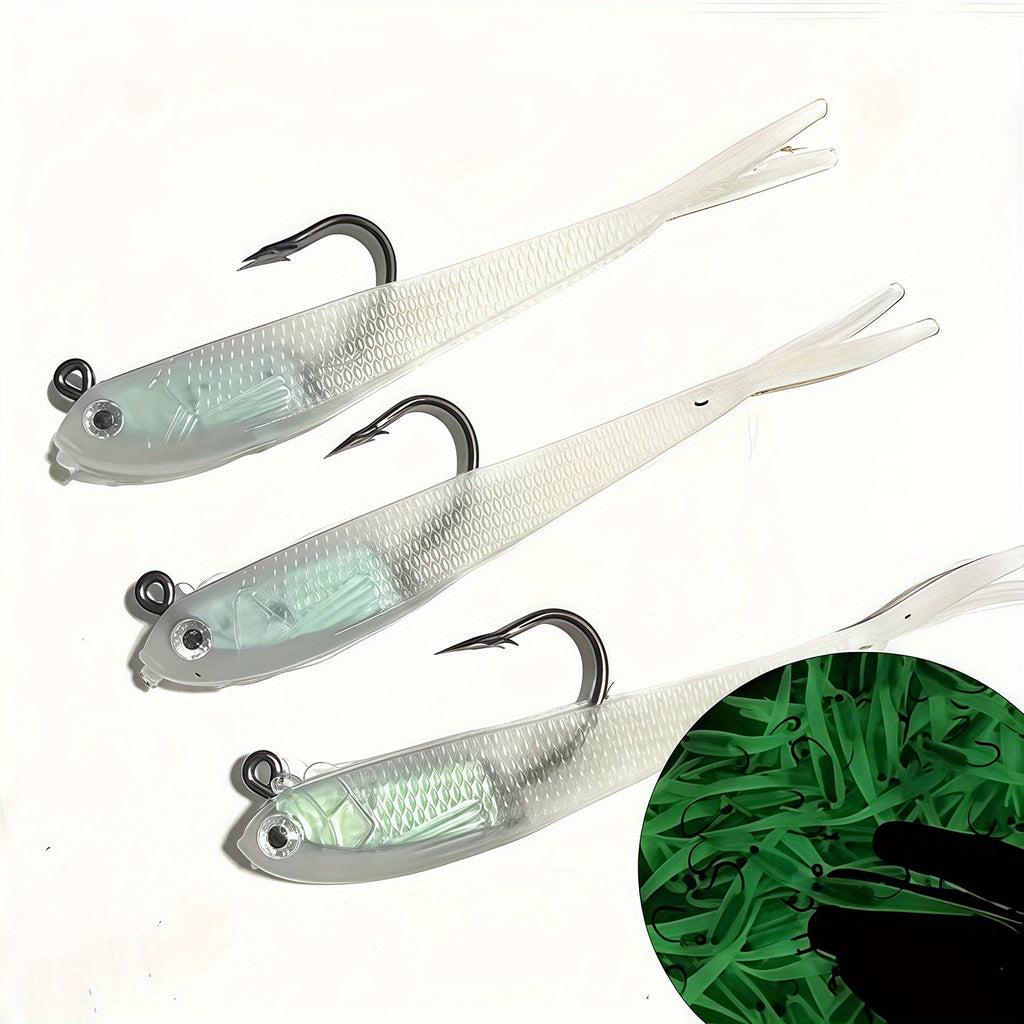 Fishing Tackle Bag – Saltwater, Bass – 20pcs Bionic Lure Bait Soft Bag Lead Fish Small – Angler-Focused Outdoor Design for US Anglers