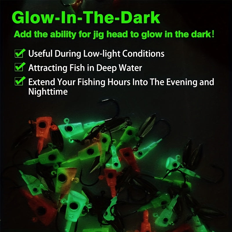 Bass Fishing Lures – Bass, Trout, Crappie – 20pcs Underspin Shad Darts Jig Heads Hook Crappie Head – Built for Weekend Anglers for US Anglers