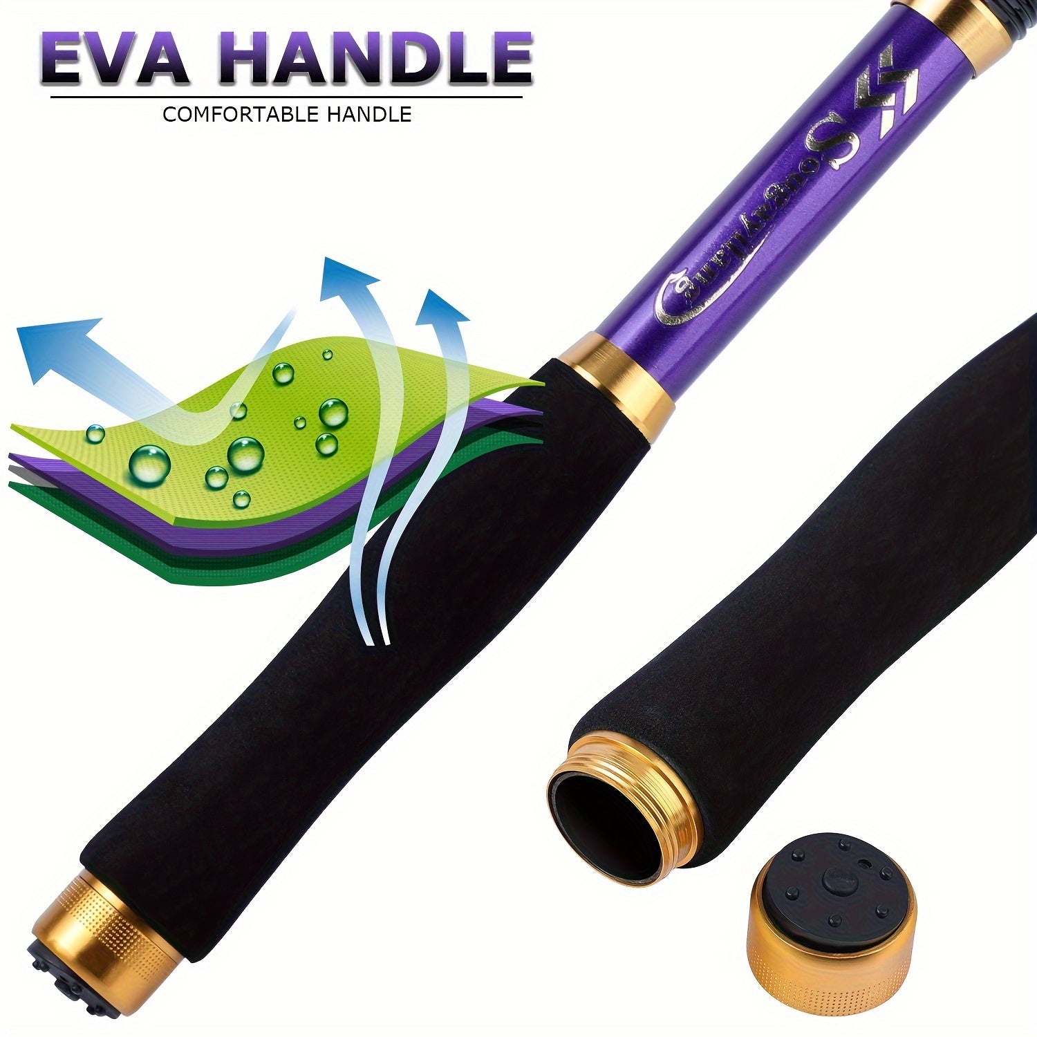 Angler Fishing Rod – Portable, Bass – Sougayilang Telescopic Fishing Rods 70. 87 129. 92 Inch Glass Fiber – Dependable Freshwater & Saltwater Use for US Anglers