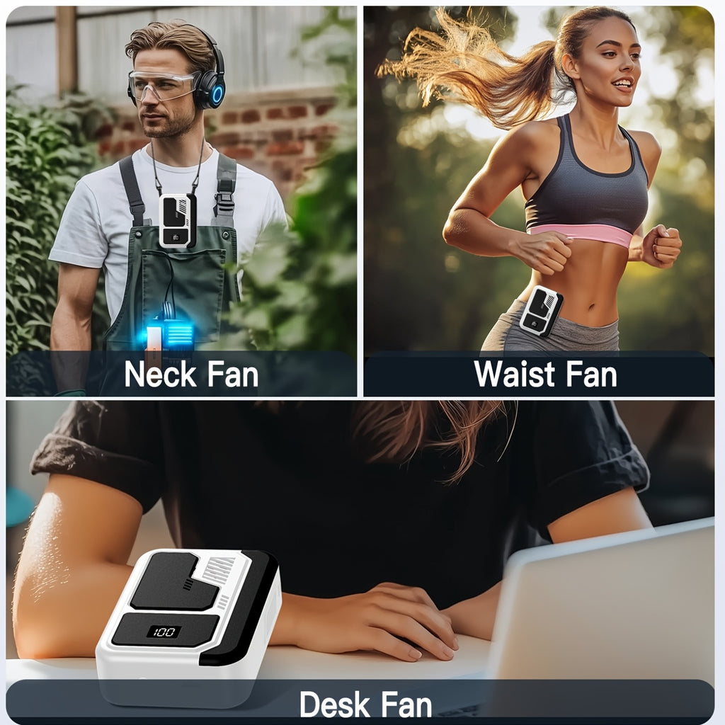 Fishing Outdoor Gear – Built for Weekend Anglers – 2026 Neck Protable Waist Fan Desk Powerful Wind Power – Angler-Focused Outdoor Design for US Anglers