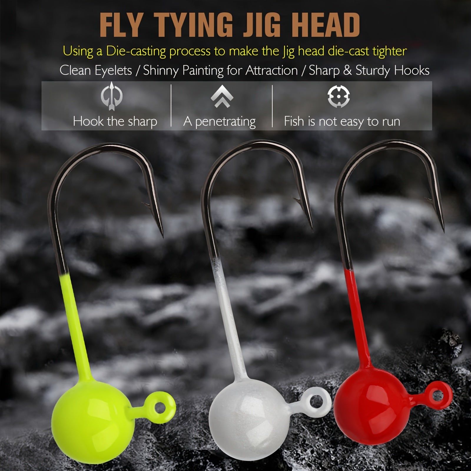 Complete Tackle Kit – Crappie – 100pcs Fly Tying Jigs Kit Jig Heads Fishing 124oz – Reliable Angler Setup for US Anglers
