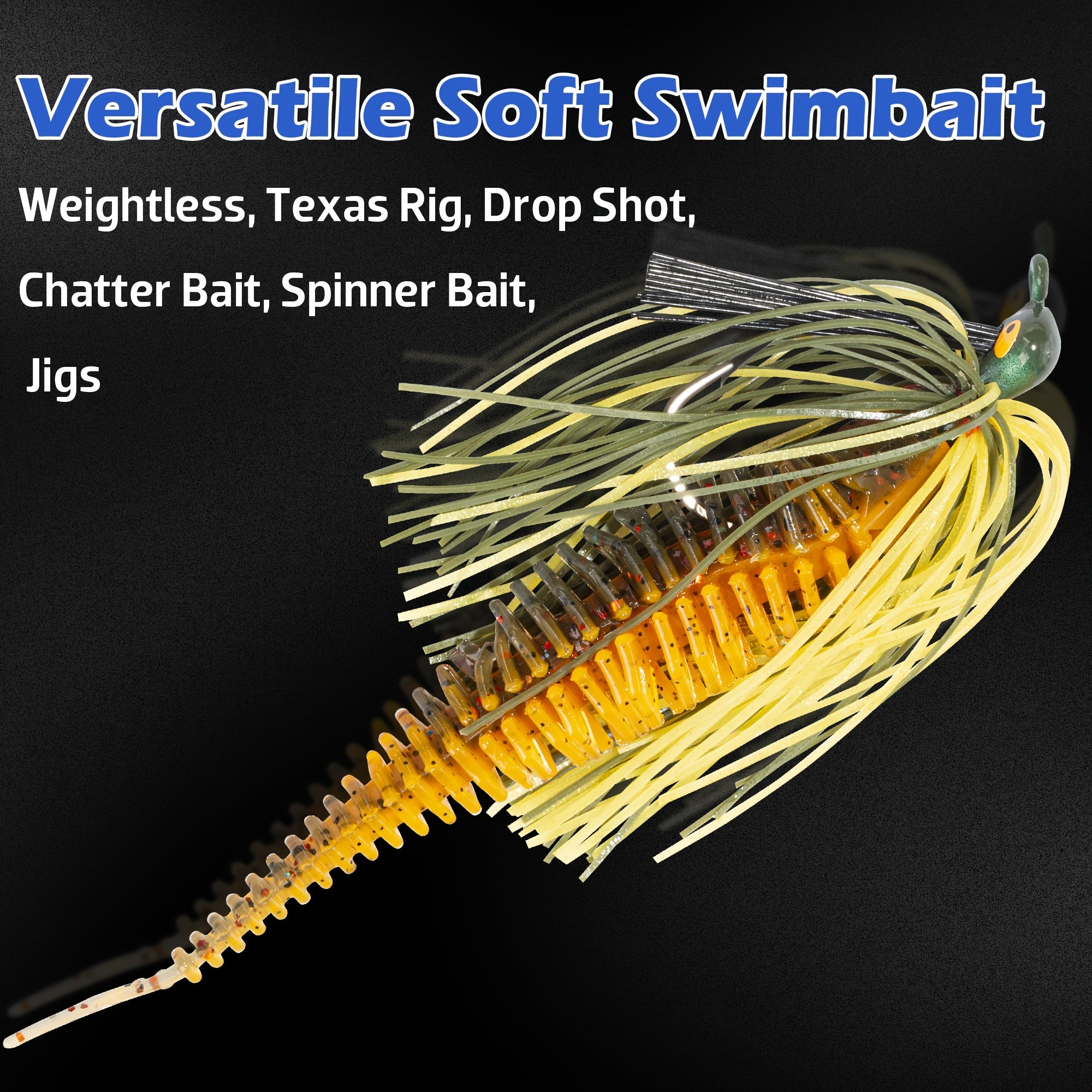 Freshwater Fishing Lures – Bass – 20pcs Soft Plastic Worms Swimbait Bass Fishing Lures 4. 75 – Dependable Freshwater & Saltwater Use for US Anglers