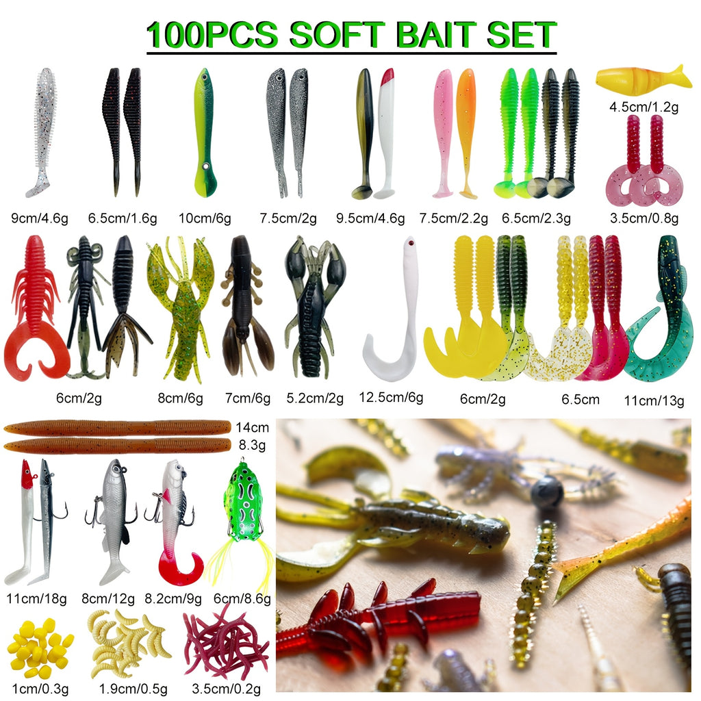 Fishing Gear Backpack – Saltwater, Freshwater – 346pcs Fishing Lures Kit Tackle Box Included Minnow Crankbaits – Compact Tackle Solution for US Anglers