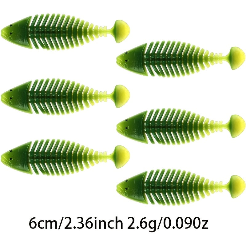 Freshwater Fishing Lures – Freshwater, Lifelike Action, Bass – 18pcs Segment Bone Jointed Fish Soft Lure Fishing German – Dependable Freshwater & Saltwater Use for US Anglers