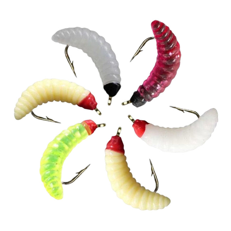 Freshwater Fishing Lures – Saltwater, Freshwater – 30pcs Random Style Soft Fishing Bait Hook Simulated Mixed – Dependable Freshwater & Saltwater Use for US Anglers