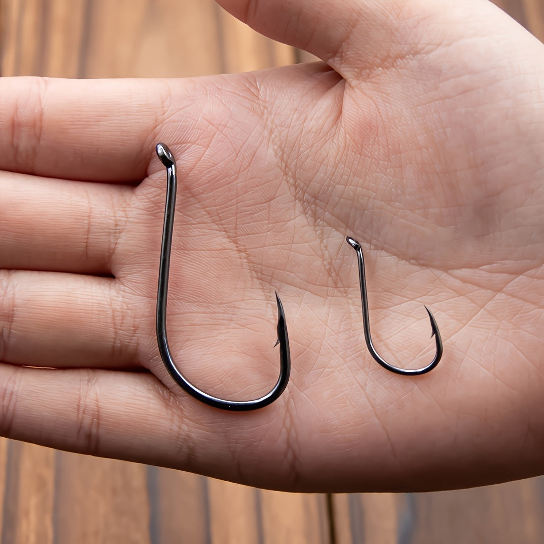 Outdoor Fishing Accessory – Carbon Fiber, Saltwater, Freshwater – 100 High Strength Corrosion Resistant Octopus Hooks Saltwater Freshwater – Versatile Water-Ready Design for US…