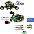 Artificial Fishing Lures – Saltwater, Freshwater – Outdoor Fishing Bait Reels High Speed Gears Ultra Durable – Compact Tackle Solution for US Anglers
