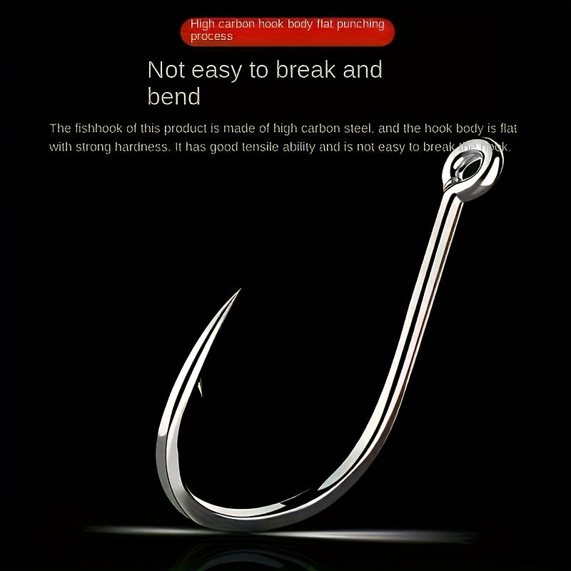 Fishing Rod Storage Bag – Carbon Fiber, Saltwater, Freshwater, Portable – 50pcs High Carbon Steel Barbed Fishing Hooks Durable Hooked – Field-Ready Performance for US Anglers