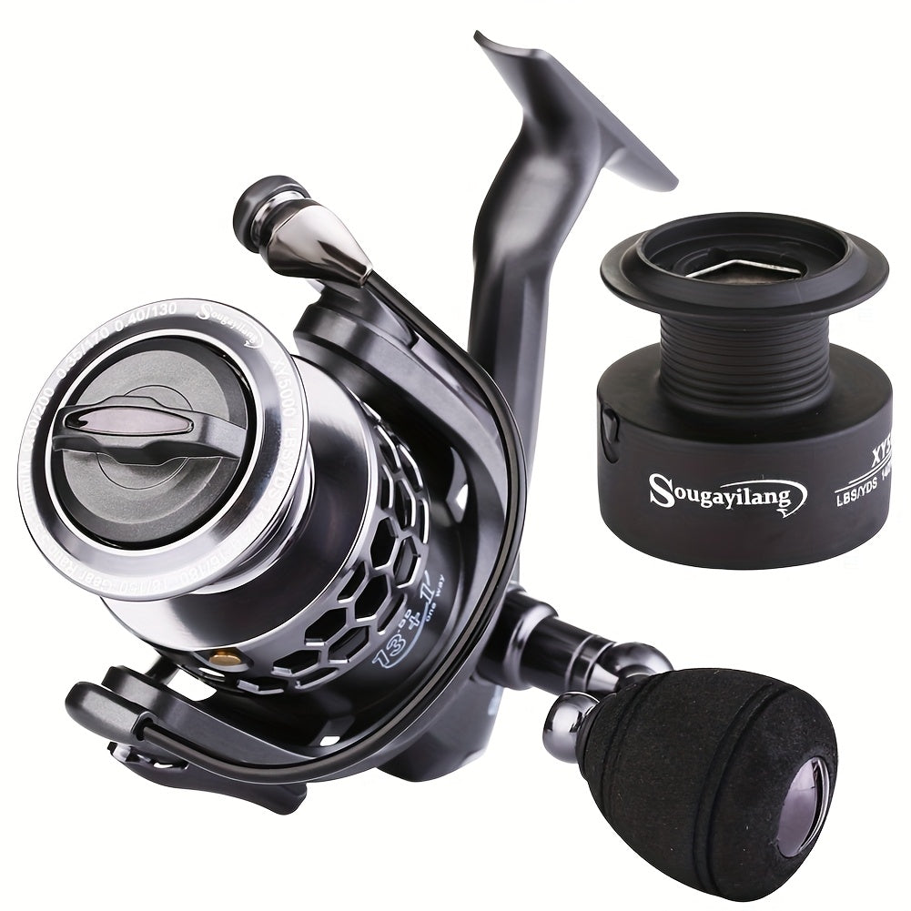 Angler Fishing Reel – Lightweight – Sougayilang Fishing Reel 1bb 5. 5 Lightweight Ultra Aluminum Spinning – Built for Weekend Anglers for US Anglers