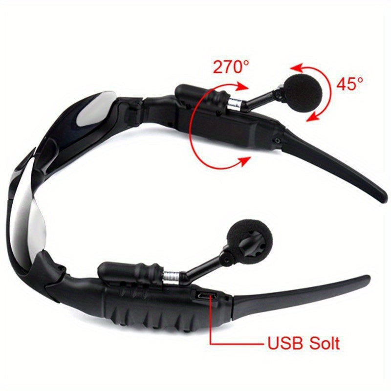 Angler Outdoor Accessory – Compact Tackle Solution – Wireless Glasses 2in Polarized Fashion Earphone Headset Mic 5. 4 – Field-Ready Performance for US Anglers