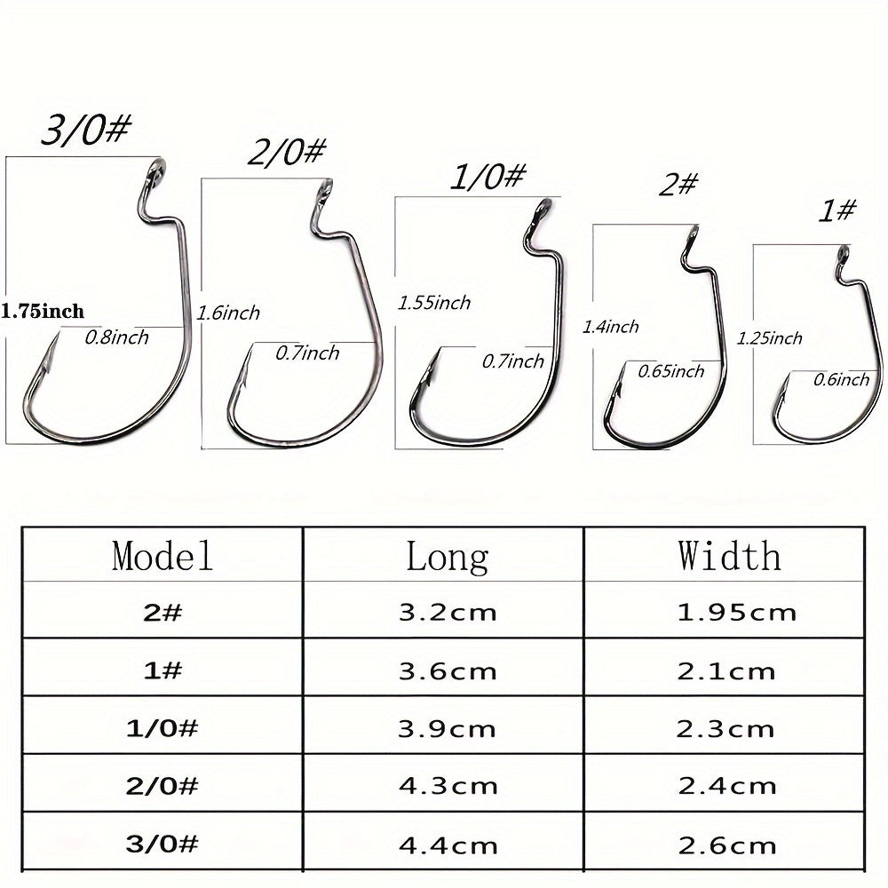 Fishing Rod Storage Bag – Carbon Fiber, Saltwater, Freshwater, Portable – 50pcs High Carbon Steel Barbed Fishing Hooks Durable Hooked – Field-Ready Performance for US Anglers