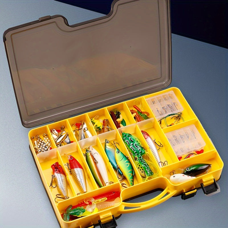Fishing Tackle Storage – Portable – Multi Functional Portable Fishing Tackle Box Two Sided Storage – Versatile Water-Ready Design for US Anglers