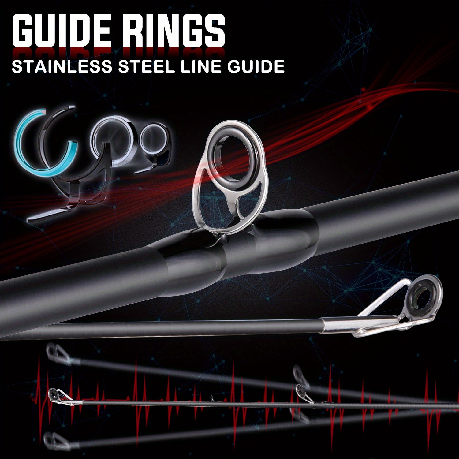 Carbon Fishing Rod – Carbon Fiber – Fishing Rod Sections Casting Spinning High Carbon Fiber Powerful – Field-Ready Performance for US Anglers