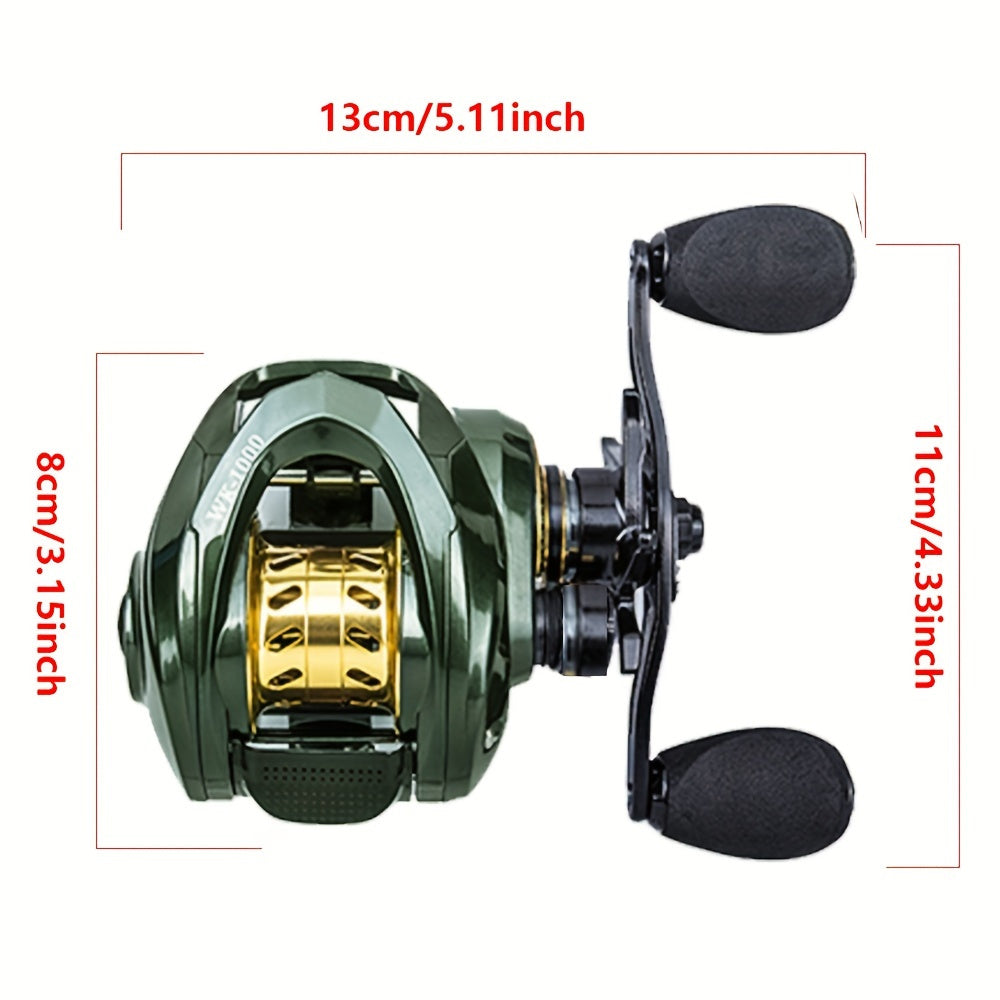 Angler Fishing Reel – Beginner Friendly – Multi Functional Fishing Reel High Speed Gear Accessory Fashionable – Built for Weekend Anglers for US Anglers