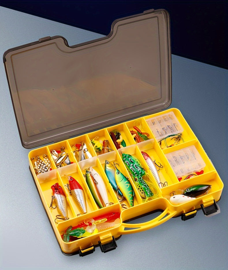 Fishing Tackle Storage – Portable – Multi Functional Portable Fishing Tackle Box Two Sided Storage – Versatile Water-Ready Design for US Anglers
