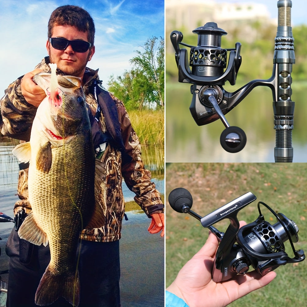 Angler Fishing Reel – Lightweight – Sougayilang Fishing Reel 1bb 5. 5 Lightweight Ultra Aluminum Spinning – Built for Weekend Anglers for US Anglers