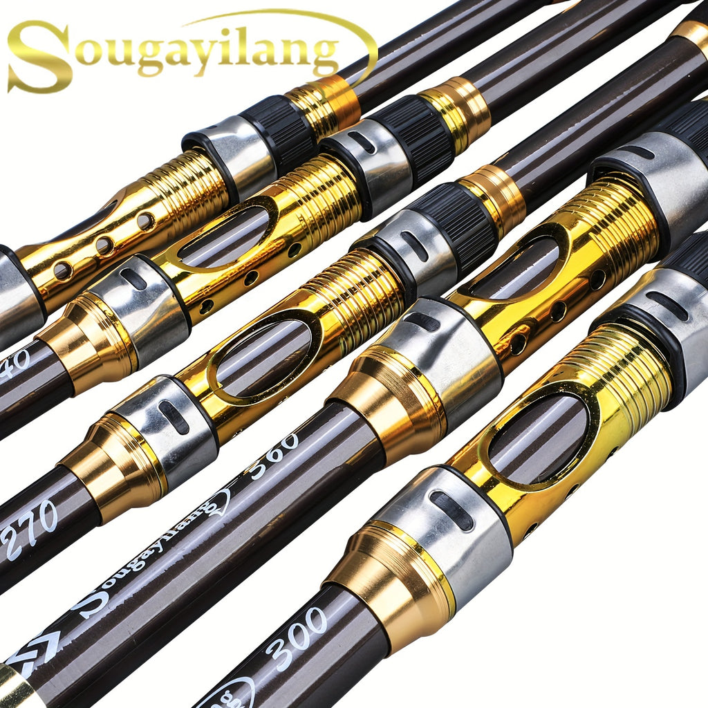 Casting Fishing Rod – Carbon Fiber, Portable – Sougayilang Telescopic Rock Fishing Rod Spinning Carp Feeder Carbon – Reliable Angler Setup for US Anglers