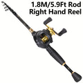 Casting Fishing Rod – Carbon Fiber, Portable, Bass, Trout – Sougayilang Fishing Rod Reel Compact Graphite Carbon Fiber Telescopic – Compact Tackle Solution for US Anglers