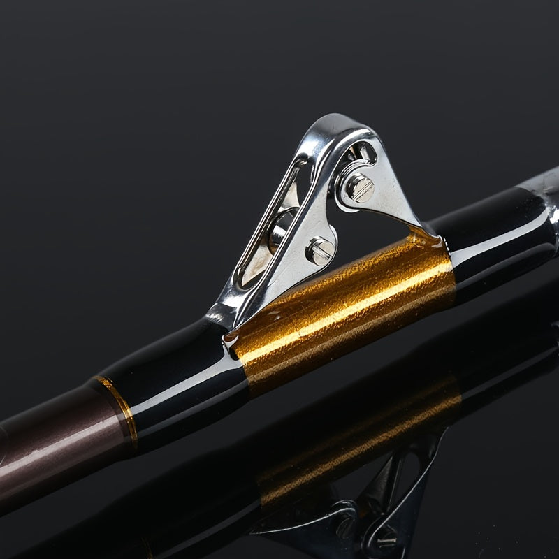 Angler Fishing Rod – Offshore – Trolling Rod Section Boat Super Hard Double Pulley Guide – Versatile Water-Ready Design for US Anglers