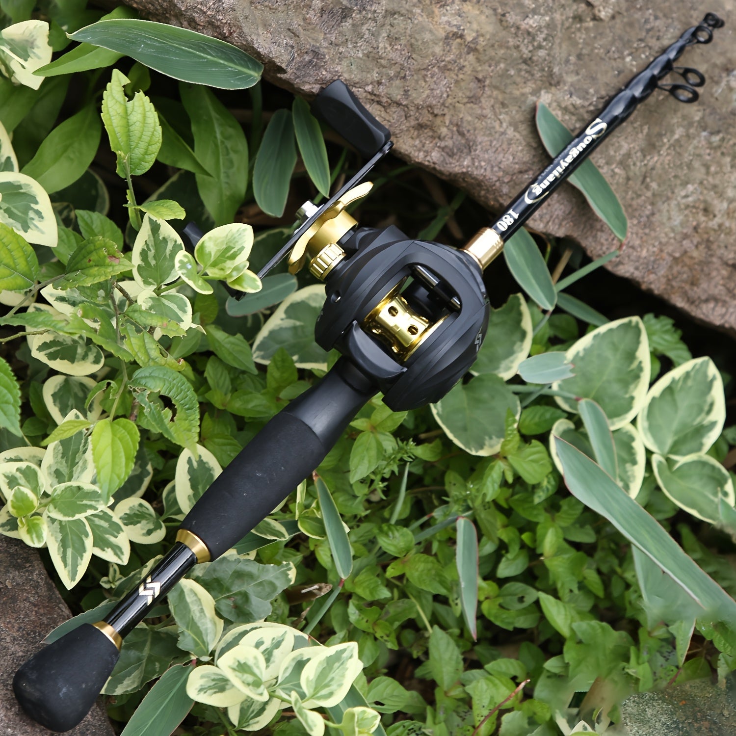 Casting Fishing Rod – Carbon Fiber, Portable, Bass, Trout – Sougayilang Fishing Rod Reel Compact Graphite Carbon Fiber Telescopic – Compact Tackle Solution for US Anglers