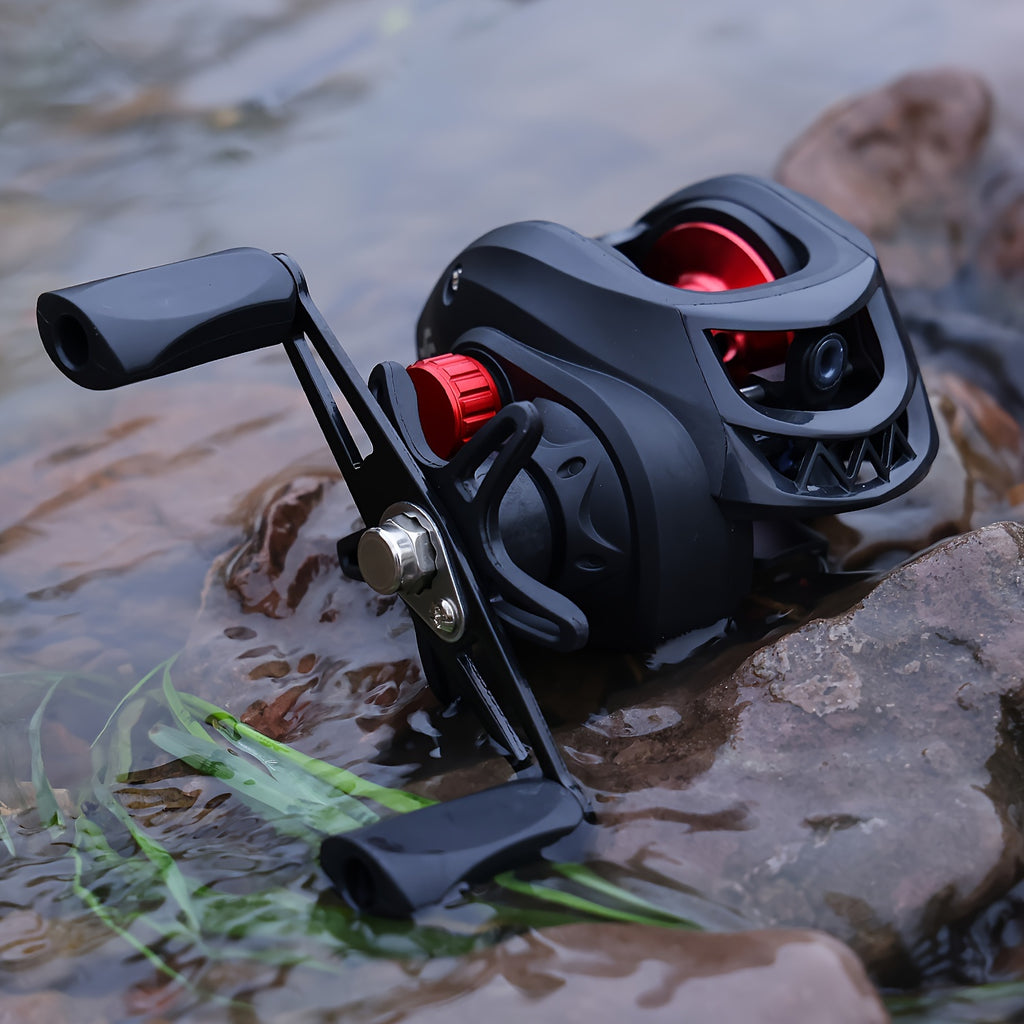 Fishing Lures – Bass, Trout – Sougayilang Baitcasting Fishing Reel 7. 2 High Speed Gear Ratio – Practical Gear for Every Cast for US Anglers