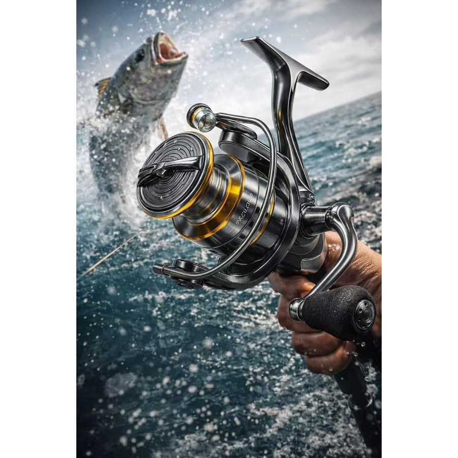 Freshwater Fishing Reel – Saltwater, Freshwater – This High Efficiency Spinning Fishing Reel Featuring Sturdy Handle – Compact Tackle Solution for US Anglers