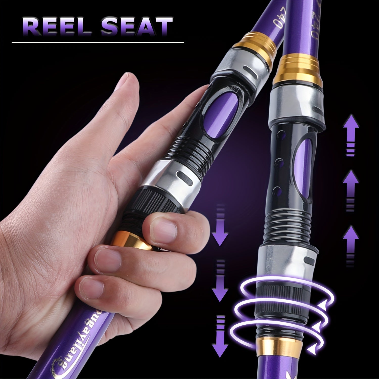 Carbon Fishing Rod – Carbon Fiber, Portable, Lightweight, Bass – Sougayilang 1. 8 2. 1 2. 4 2. 7 3. 0 3. 3 Spinning Fishing – Field-Ready Performance for US Anglers