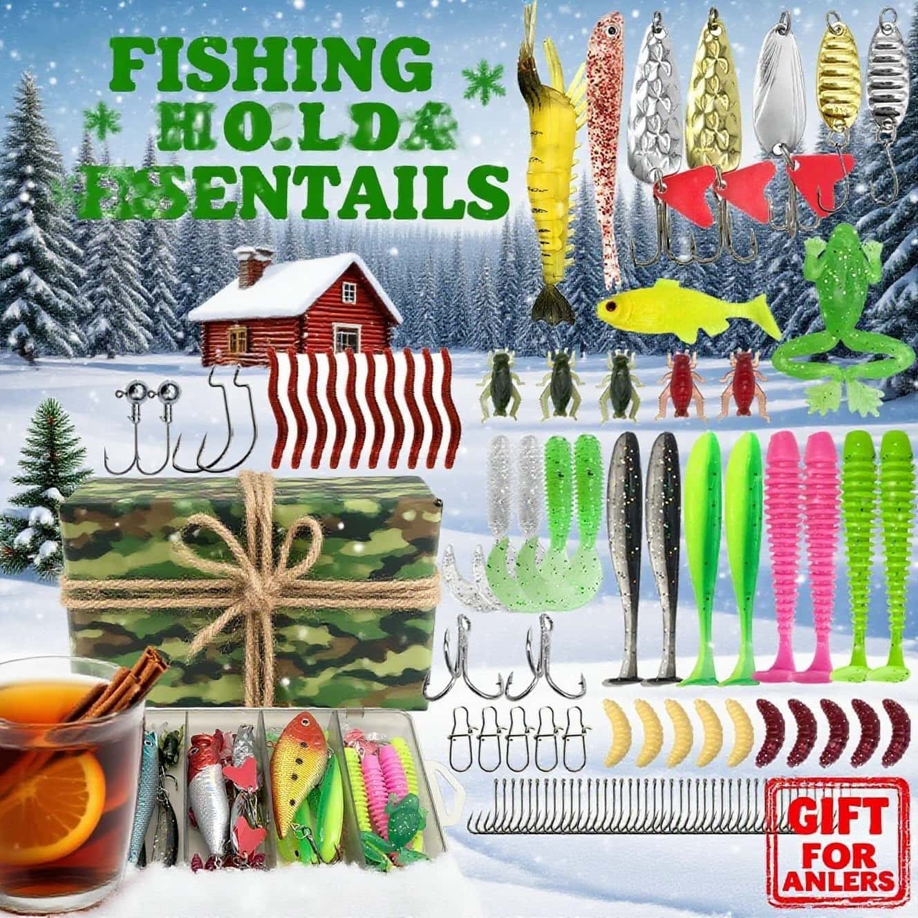 Fishing Tackle Bag – Freshwater, Beginner Friendly – 133pcs Fishing Spinner Bait Wobblers Lead Jigs Sinkers Hooks – Practical Gear for Every Cast for US Anglers