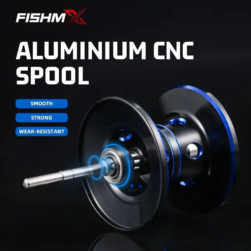 Freshwater Fishing Reel – Saltwater, Bass – Fishmx High Speed Baitcast Reel 7. 2 Ratio Dual Magnetic – Compact Tackle Solution for US Anglers