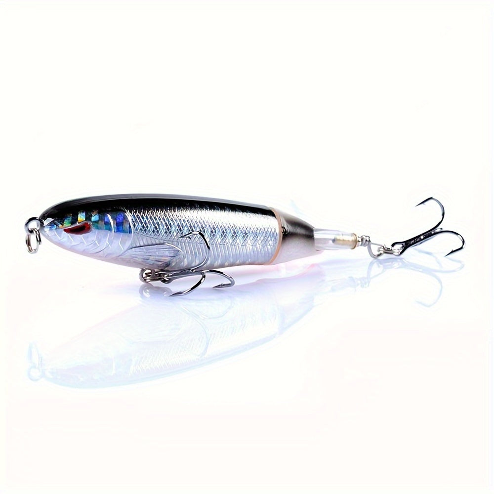 Artificial Fishing Lures – Saltwater, Freshwater, Bass – Pack Surface Fishing Lures Artificial Popper Hard Bait Crankbait – Compact Tackle Solution for US Anglers