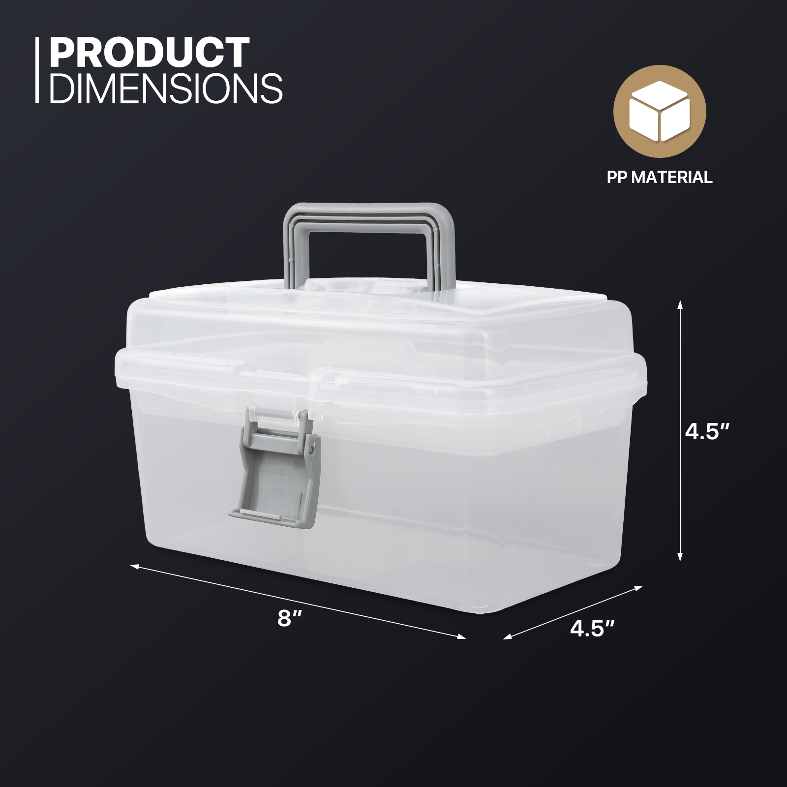 Fishing Rod Storage Bag – Water-Ready, Portable – Monibloom Portable Tackle Boxes Organizer Removable Tray Waterproof Clear – Built for Weekend Anglers for US Anglers