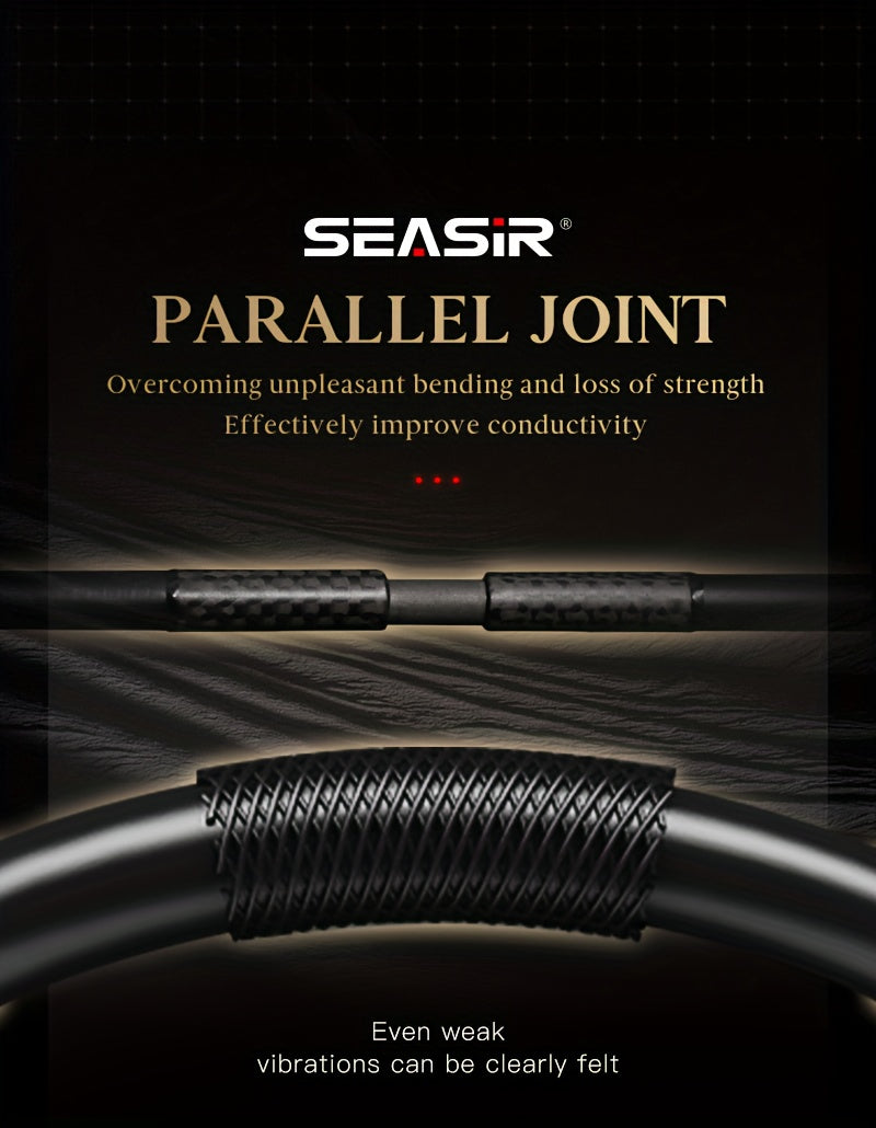 Angler Fishing Rod – Carbon Fiber, Lightweight – Seasir Stream Solid Wood Fishing Rod Fuji Guide Rings – Dependable Freshwater & Saltwater Use for US Anglers