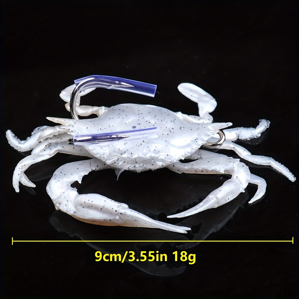 Fishing Gear Backpack – Saltwater – 10pcs Soft Crab Fishing Lures Realistic Artificial Bait Sharp – Reliable Angler Setup for US Anglers