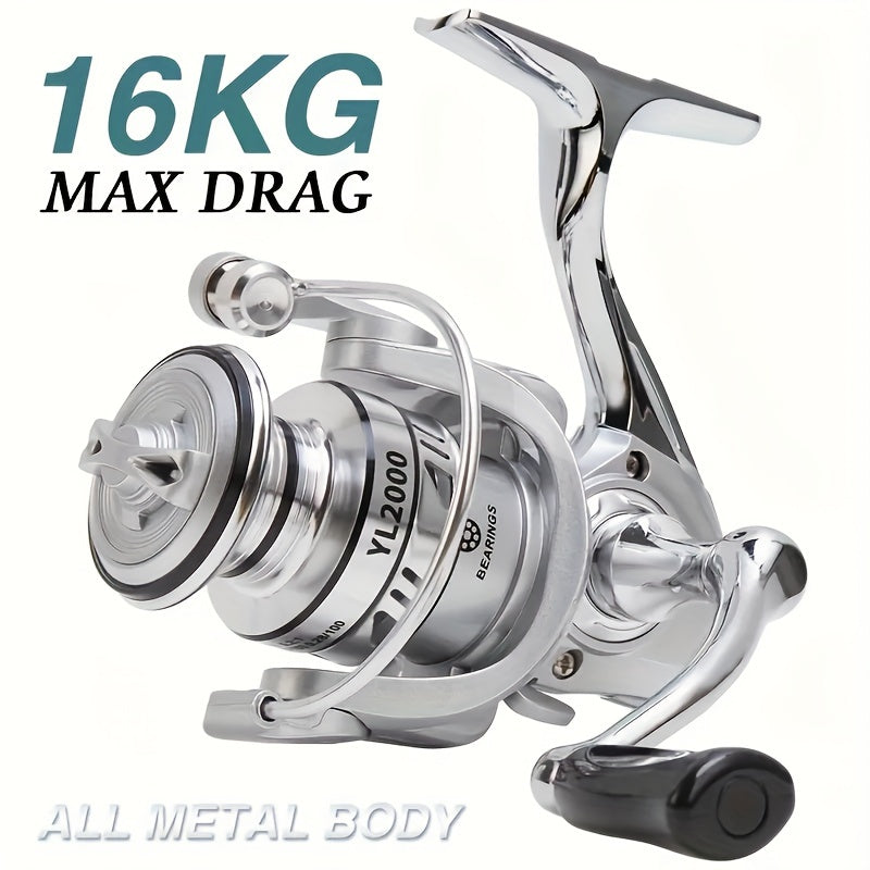 Fishing Reel – Saltwater, Freshwater – Billings 1000 7000 Series 5. 2 Gear Ratio 35lb Max – Practical Gear for Every Cast for US Anglers