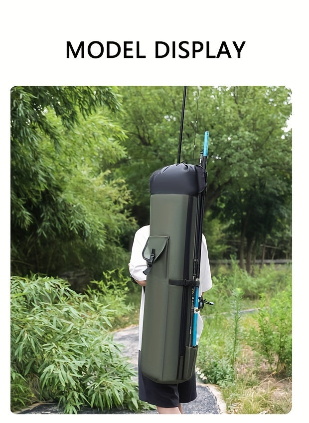Carbon Fishing Rod – Large Capacity – Green Fishing Rod Bag Durable Folding Gear Handbag Multifunctional – Built for Weekend Anglers for US Anglers