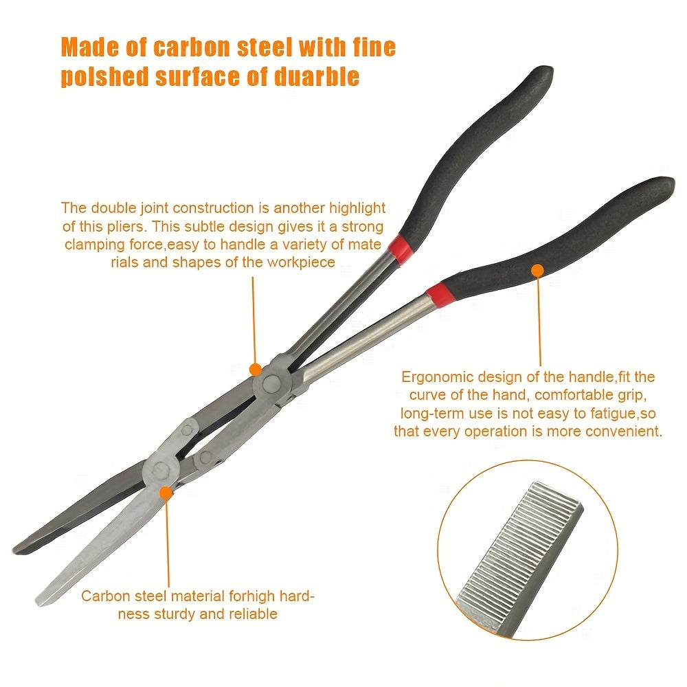 Angler Outdoor Accessory – Compact Tackle Solution – Inch Dual Joint Needle Nose Pliers High Quality Steel – Field-Ready Performance for US Anglers
