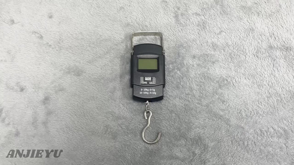 Outdoor Fishing Accessory – Portable – Heavy Duty Digital Handheld Scale 110 Pounds Kilograms Backlit – Dependable Freshwater & Saltwater Use for US Anglers