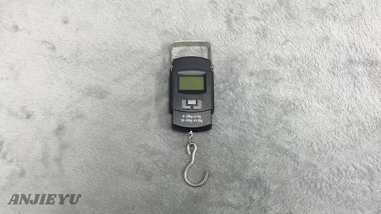 Outdoor Fishing Accessory – Portable – Heavy Duty Digital Handheld Scale 110 Pounds Kilograms Backlit – Dependable Freshwater & Saltwater Use for US Anglers
