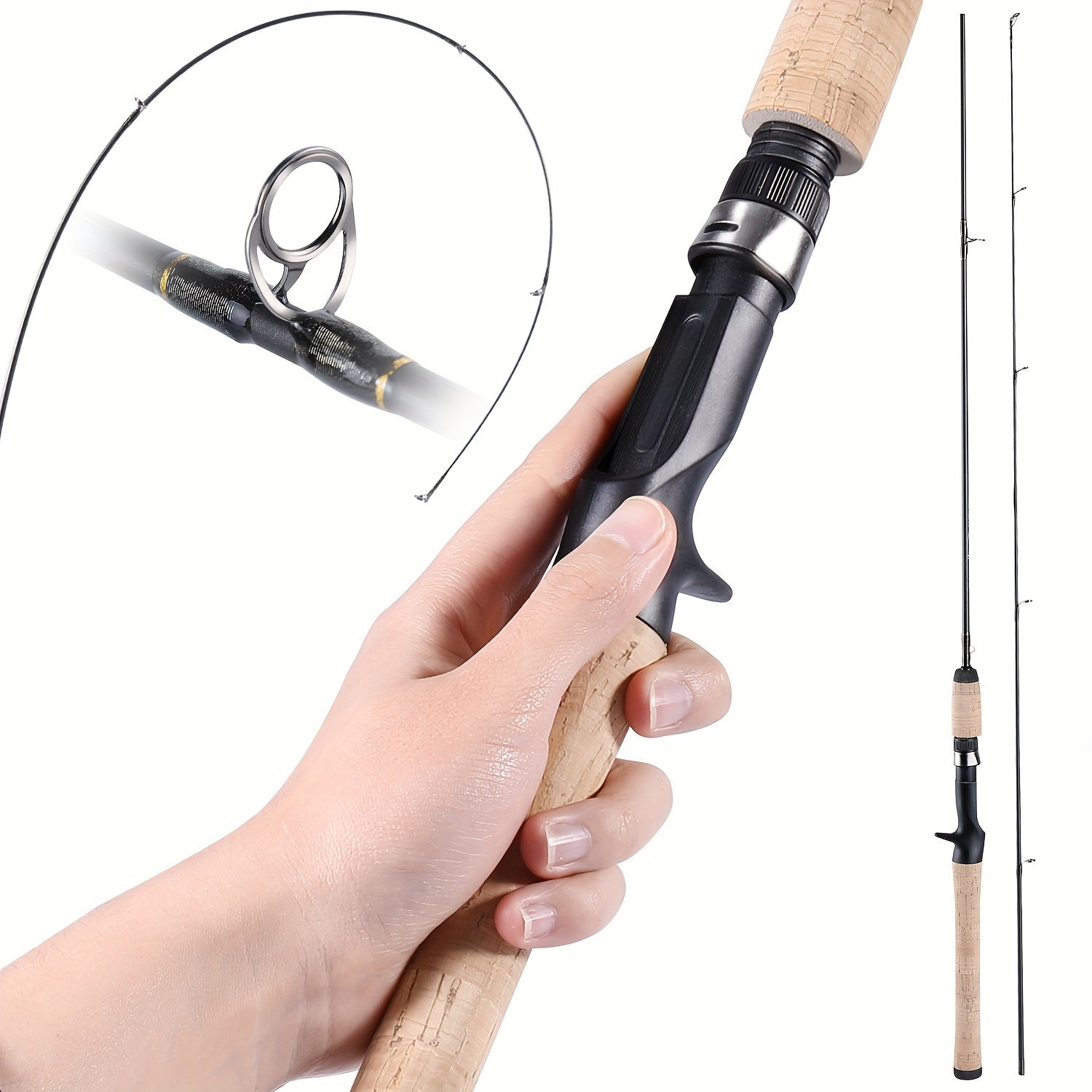 Carbon Fishing Rod – Carbon Fiber – Sougayilang Baitcasting Spinning Fishing Rod 70. 87 Inch Sections Carbon – Field-Ready Performance for US Anglers