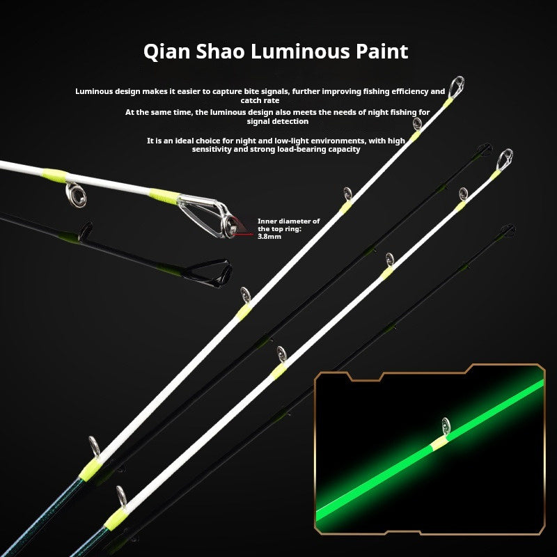 Fishing Rod – Carbon Fiber, Saltwater, Portable, Lightweight – 50t Carbon Fiber Saltwater Fishing Rod Lightweight Offshore Pole – Angler-Focused Outdoor Design for US Anglers