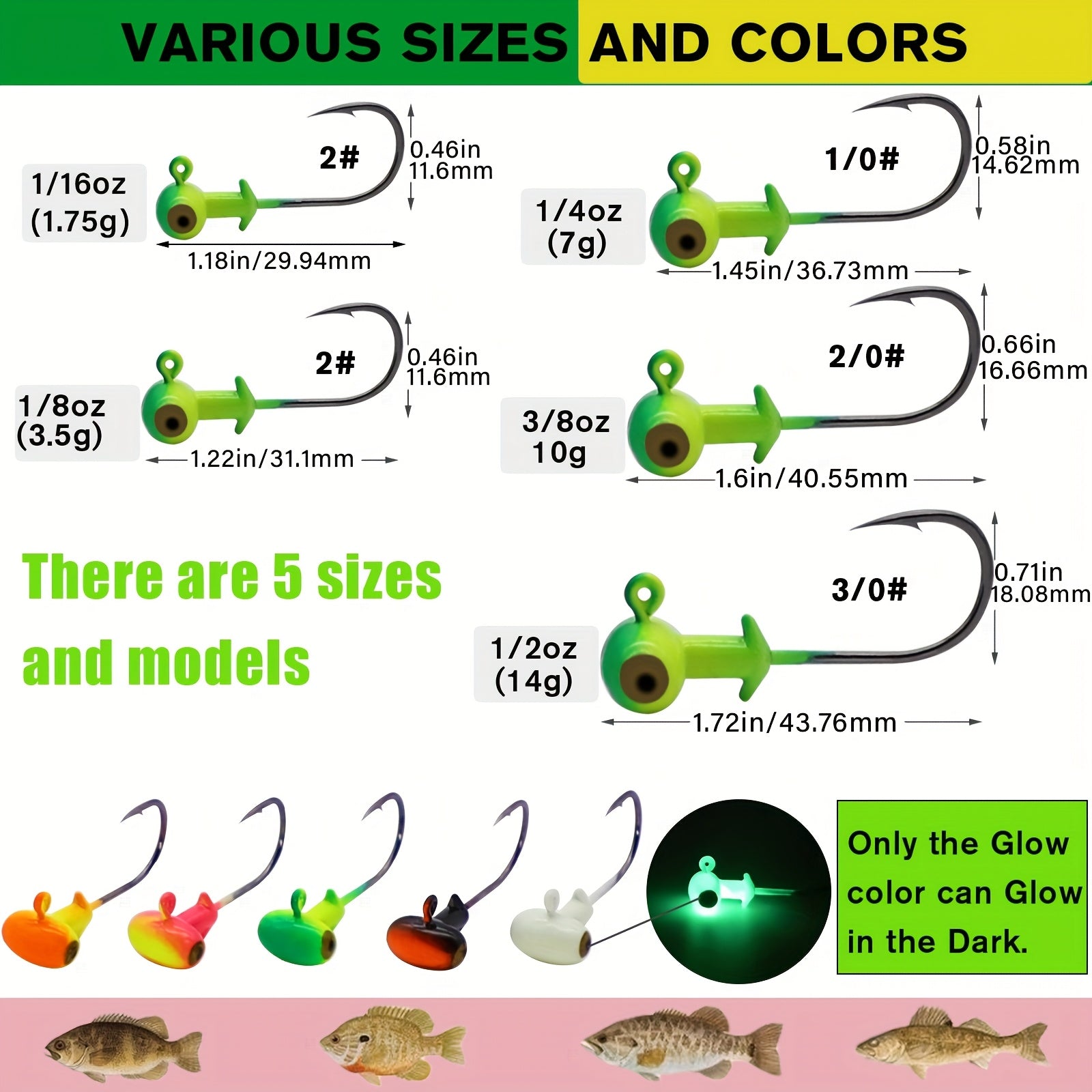 Fishing Gear Backpack – Saltwater, Freshwater, Bass, Crappie – Dovesun Fishing Jig Heads Hooks 40pcs Football Head Eyes – Compact Tackle Solution for US Anglers