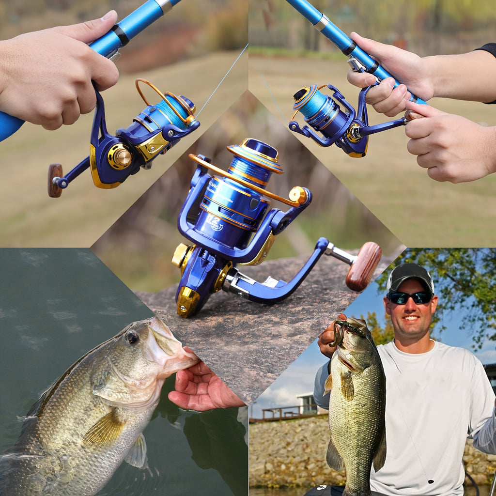 Saltwater Fishing Reel – Saltwater, Freshwater – Sougayilang 1pc 1000 7000 Series Spinning Fishing Reel High – Versatile Water-Ready Design for US Anglers
