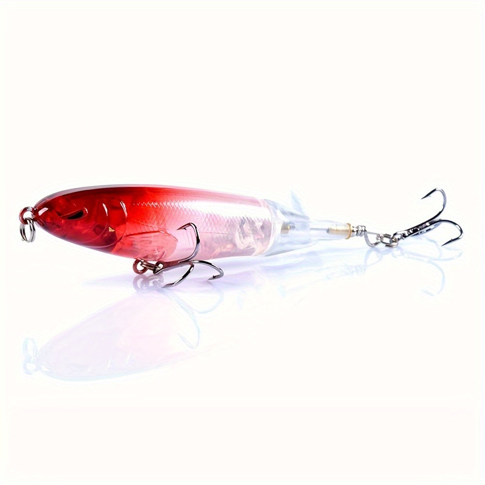 Artificial Fishing Lures – Saltwater, Freshwater, Bass – Pack Surface Fishing Lures Artificial Popper Hard Bait Crankbait – Compact Tackle Solution for US Anglers