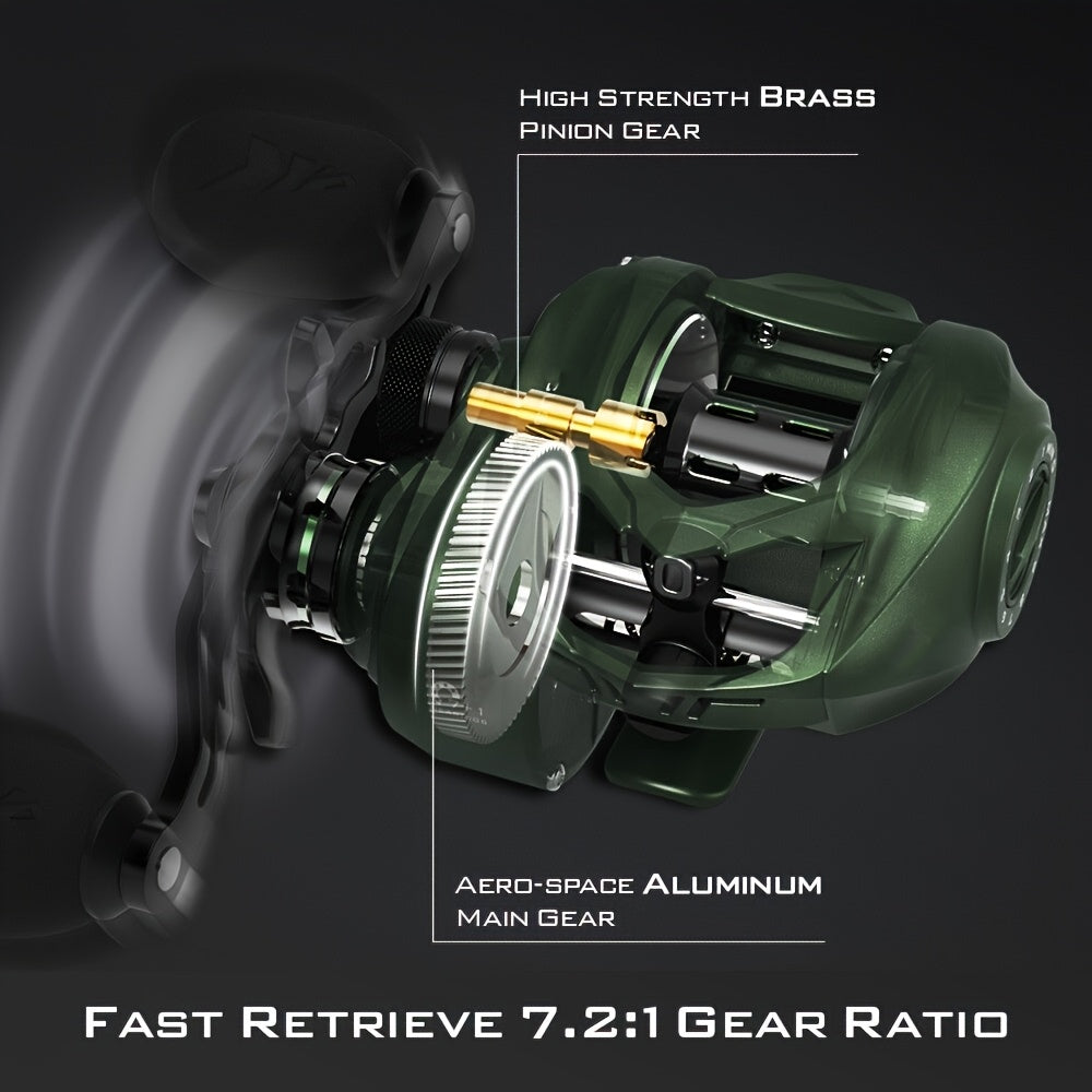 Angler Outdoor Accessory – Saltwater, Freshwater – Outdoor Fishing Reels Heavy Duty Throwing High Speed Gear – Built for Weekend Anglers for US Anglers
